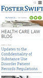 Mobile Screenshot of healthlawyersblog.com